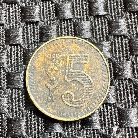 United Mexican States 5 Pesos Coin 1989 KM#502 - Picture 7 of 7